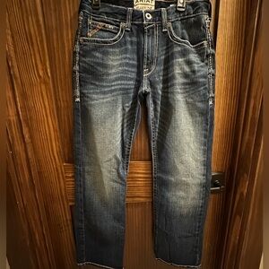Ariat Men's Dark Blue Relaxed Boot Cut M4 Jeans NWT